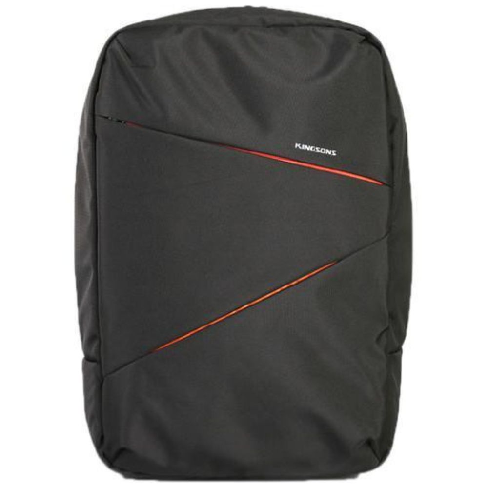 Kingsons 15.6" Arrow series backpack - Black-K8933W-BK