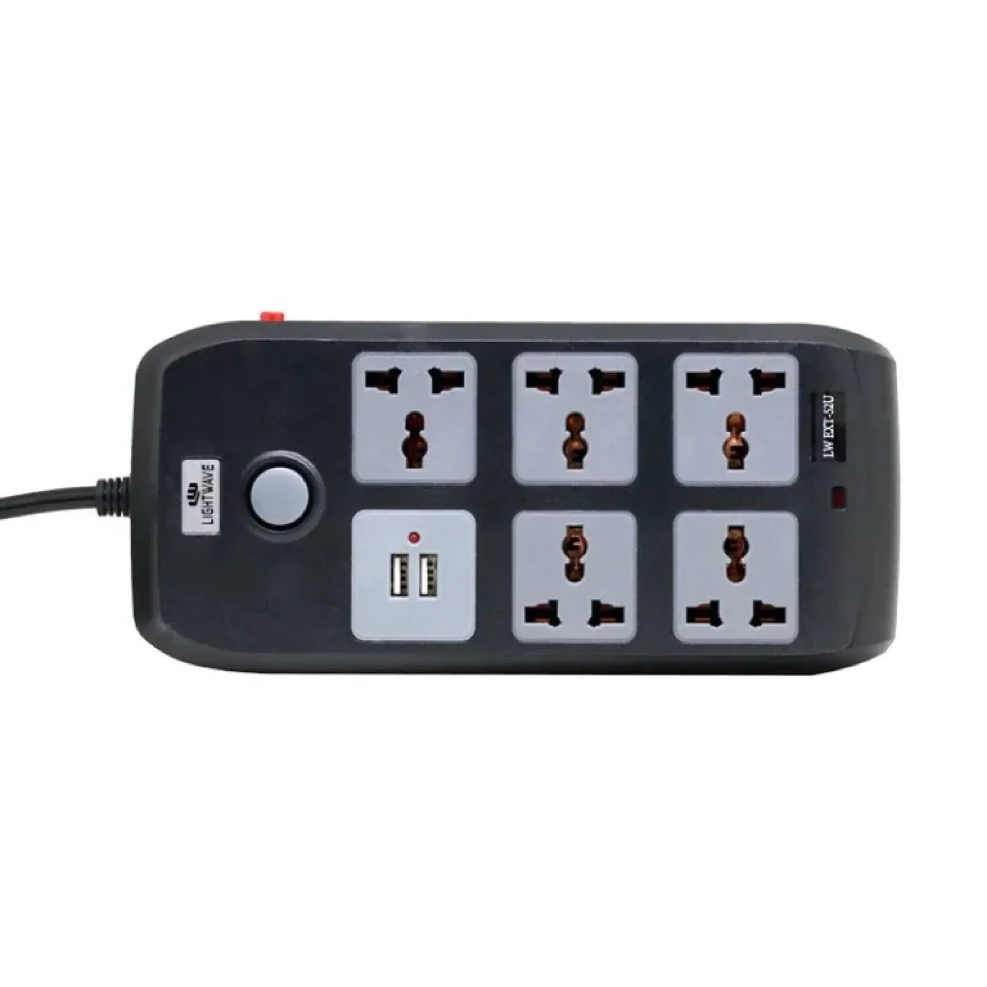 Lightwave Extension Socket – 3 Metres 5-Way (LW EXT 52U)