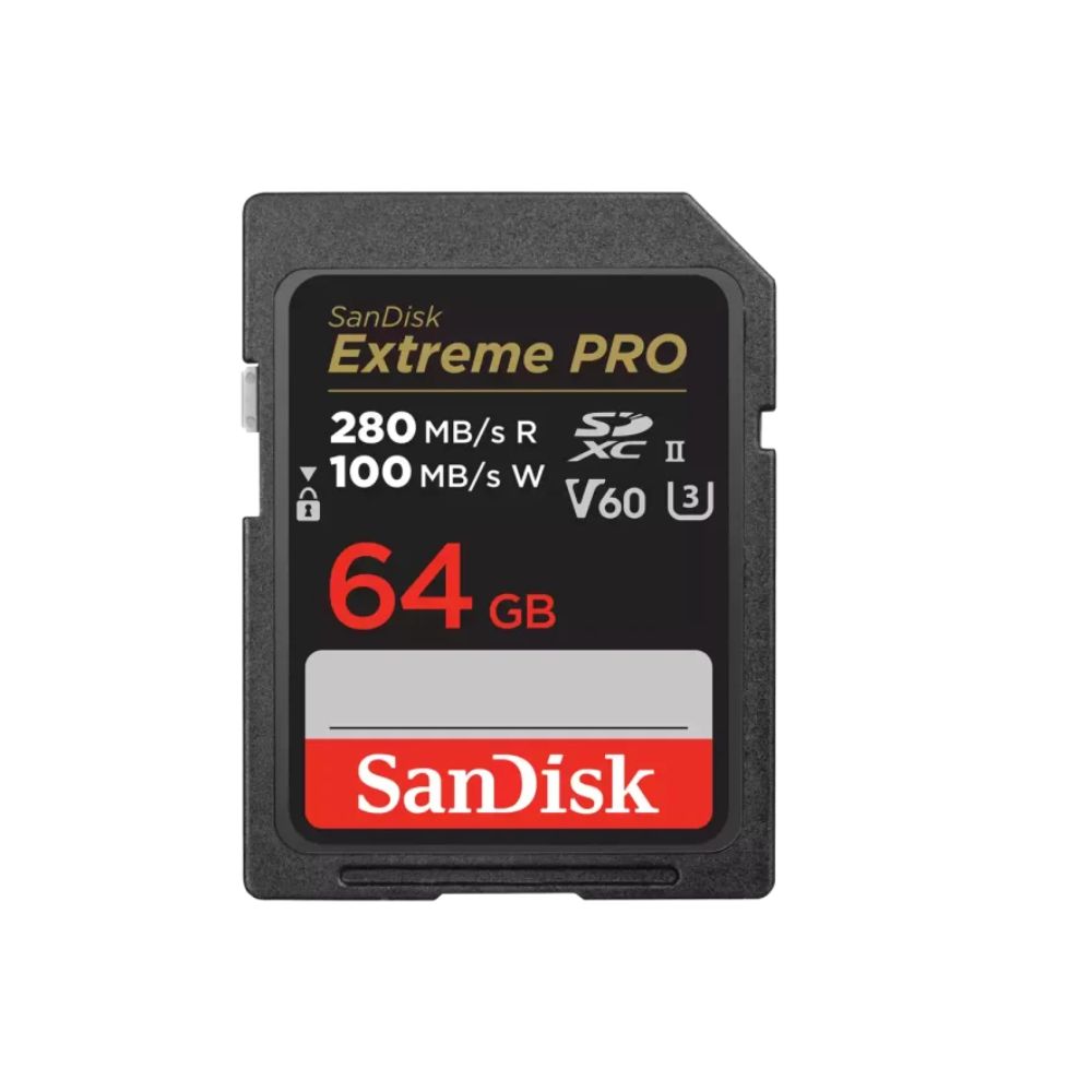 SanDisk Extreme PRO SDHC And SDXC™ UHS-II Card- 64GB-SDSDXEP-064G-GN4IN
