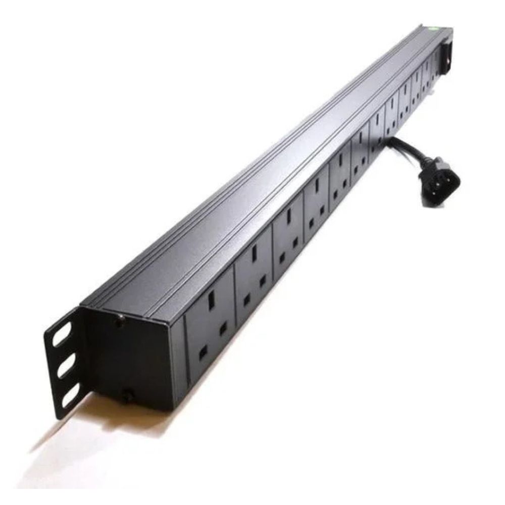 MTN 12-Way UK Plug PDU Black