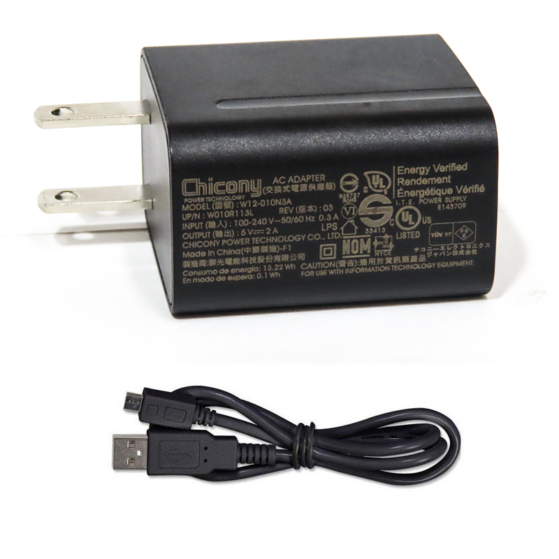 Charger for Lenovo YT3-X90F 5.2V 2A 10W AC Adapter Micro USB Cable