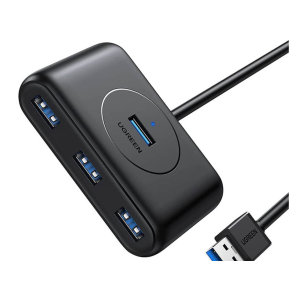 UGREEN USB 3.0 Hub with USB-C Port 1m (Black)-CR113(UG- 40850)