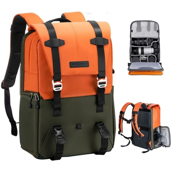K&F KF 13.087AV1 MULTIFUNCTIONAL BACKPACK (ORANGE)