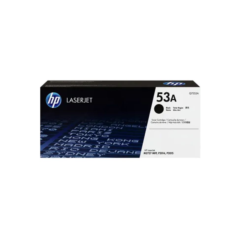 Hp 53A Q7553A Black Original Laserjet Toner Cartridge