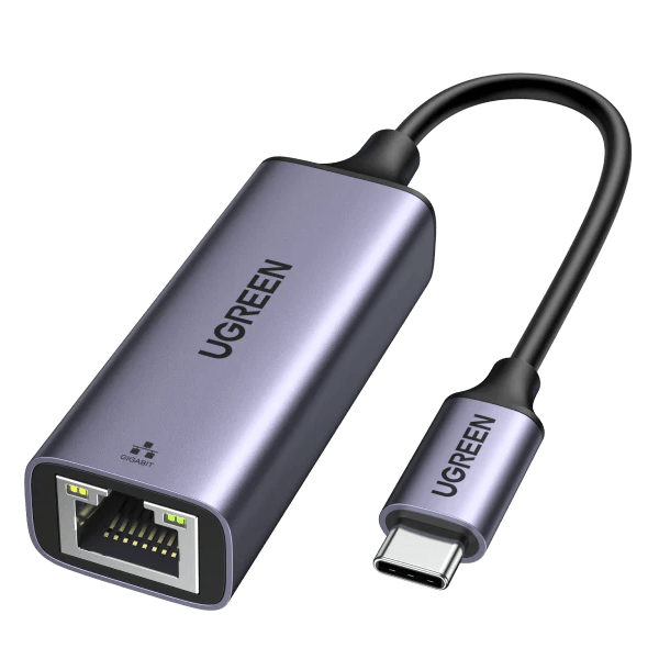 UGREEN USB-C 3.1 Gen 1 to RJ45 Gigabit Ethernet Adapter Space Grey - CM199(UG-50737)