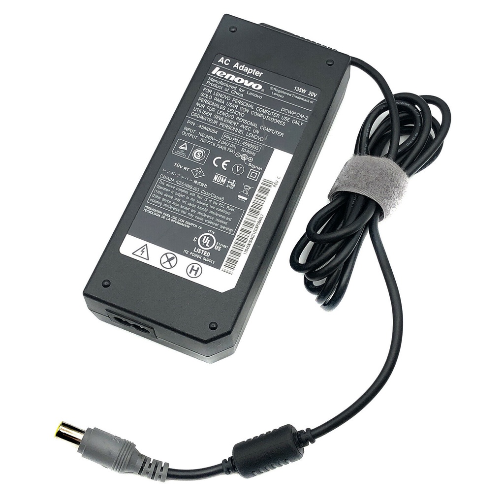 Charger for Lenovo ThinkPad T520 4242-28U 20V 6.75A 135W