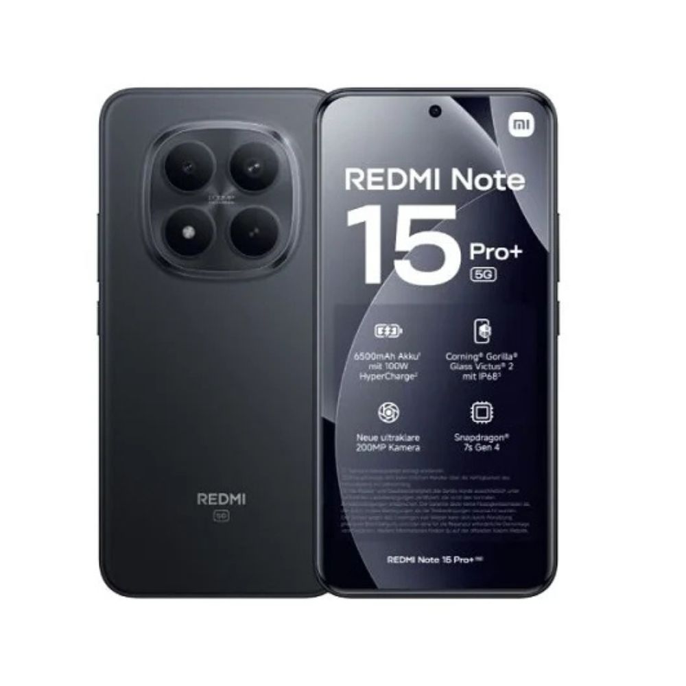 Redmi Note 15 Pro+ 5G 8GB RAM 256GB ROM (Black)