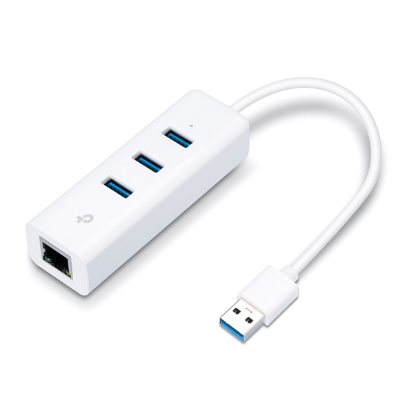 TP-Link USB 3.0 to 3-Port Hub & Gigabit Ethernet Adapter -TL-UE330