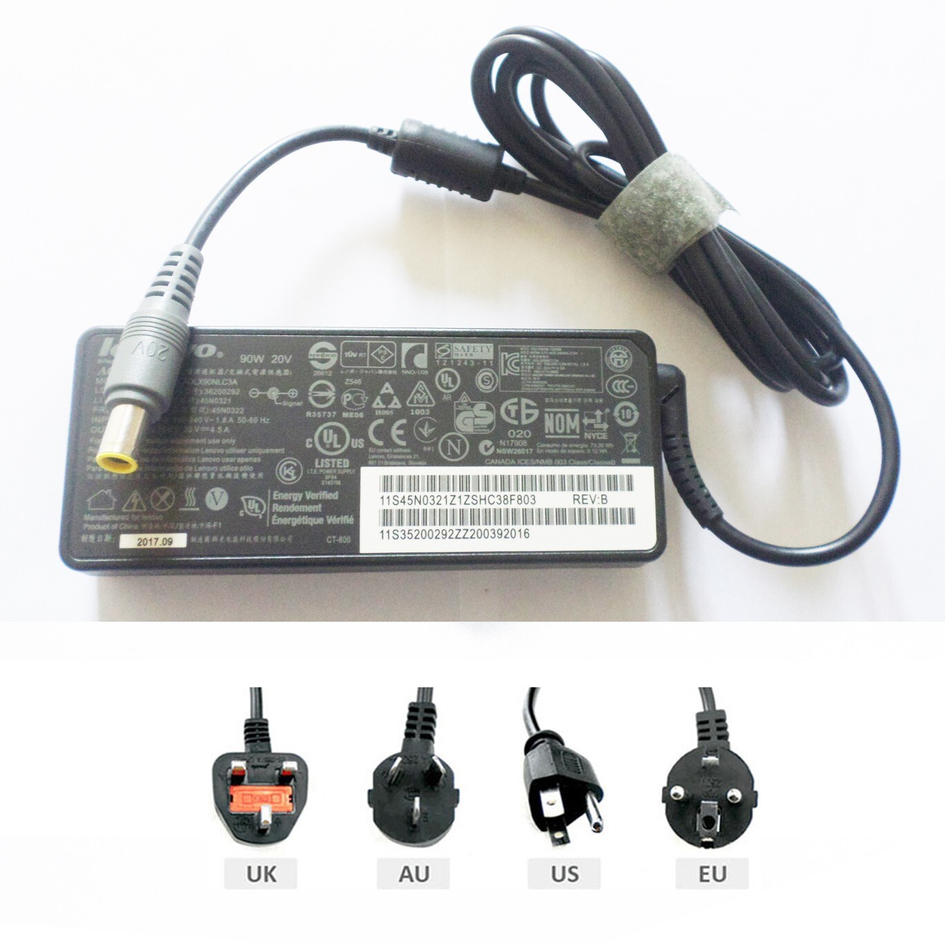 Charger for Lenovo 42T5283 92P1104 – 90W 20V 4.5A