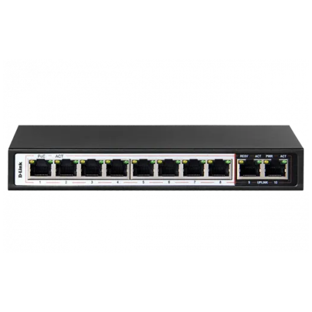 D-Link DES-F1010P-E/B 10-port DES-F1010P-E/B