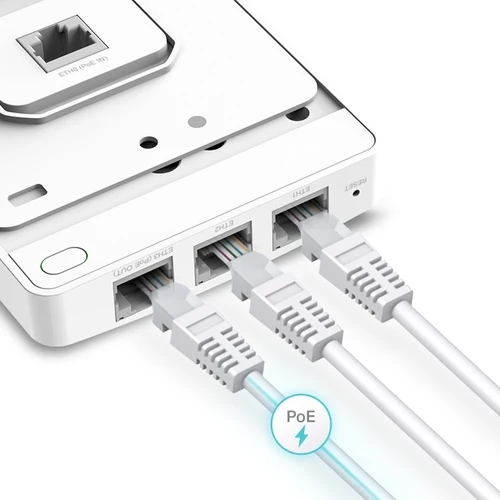 TP‑Link EAP235‑Wall AC1200 Gigabit Wall‑Plate Access Point