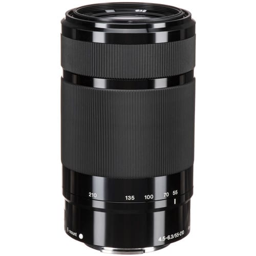 Sony E 55-210mm f/4.5-6.3 OSS Lens (Black)