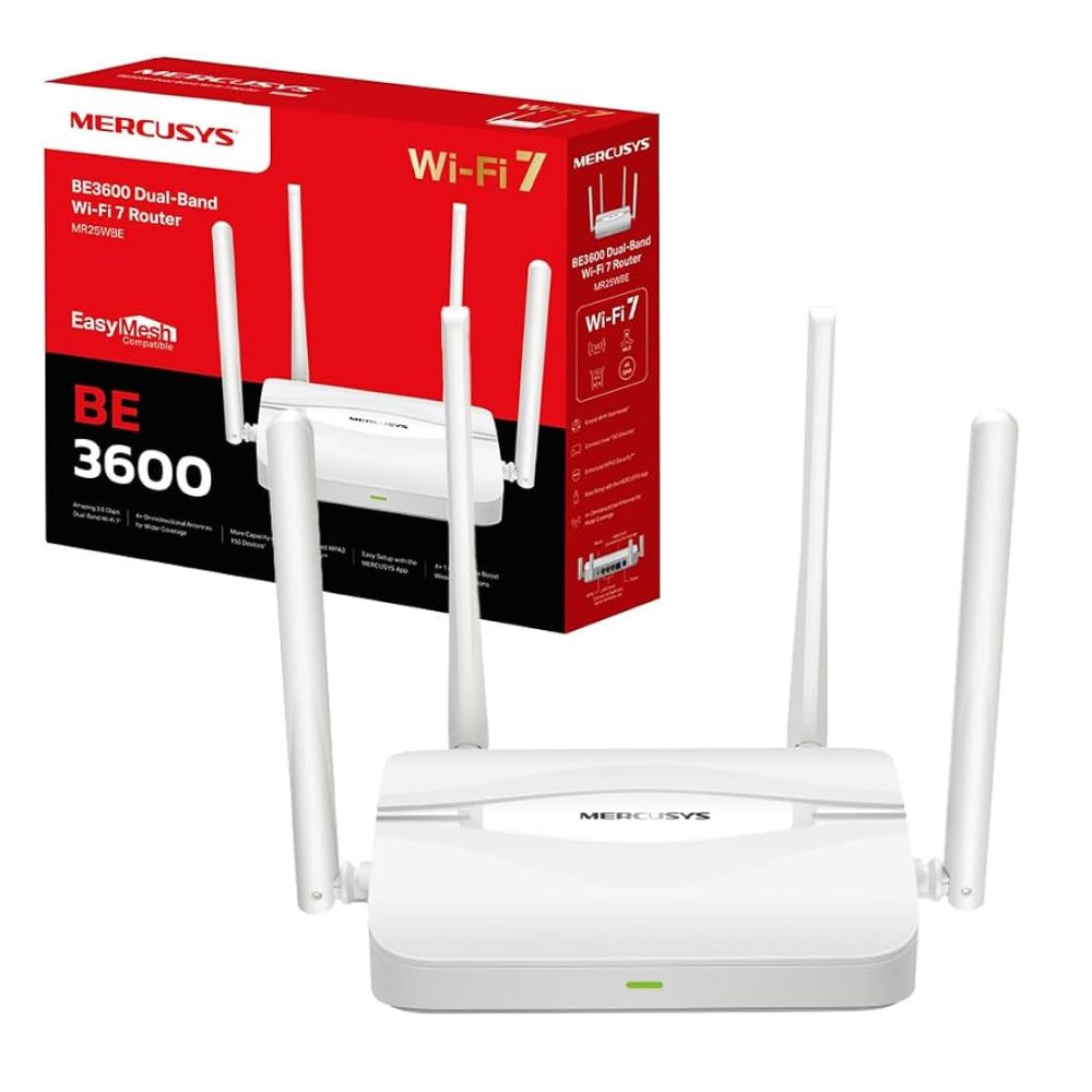 Mercusys MR25WBE BE3600 Dual-Band Wi-Fi 7 Router