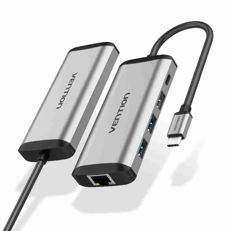 Vention USB C Multi-function 6 in 1 Docking Station CNCHB