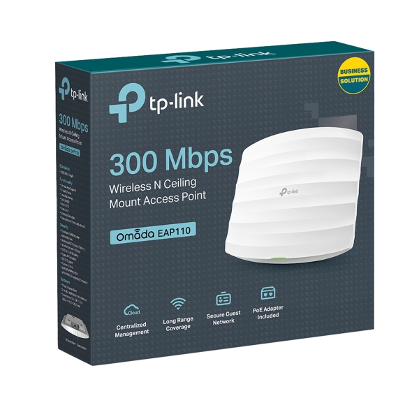 TP-Link 300Mbps Wireless N Ceiling Mount Access Point - TL-EAP110