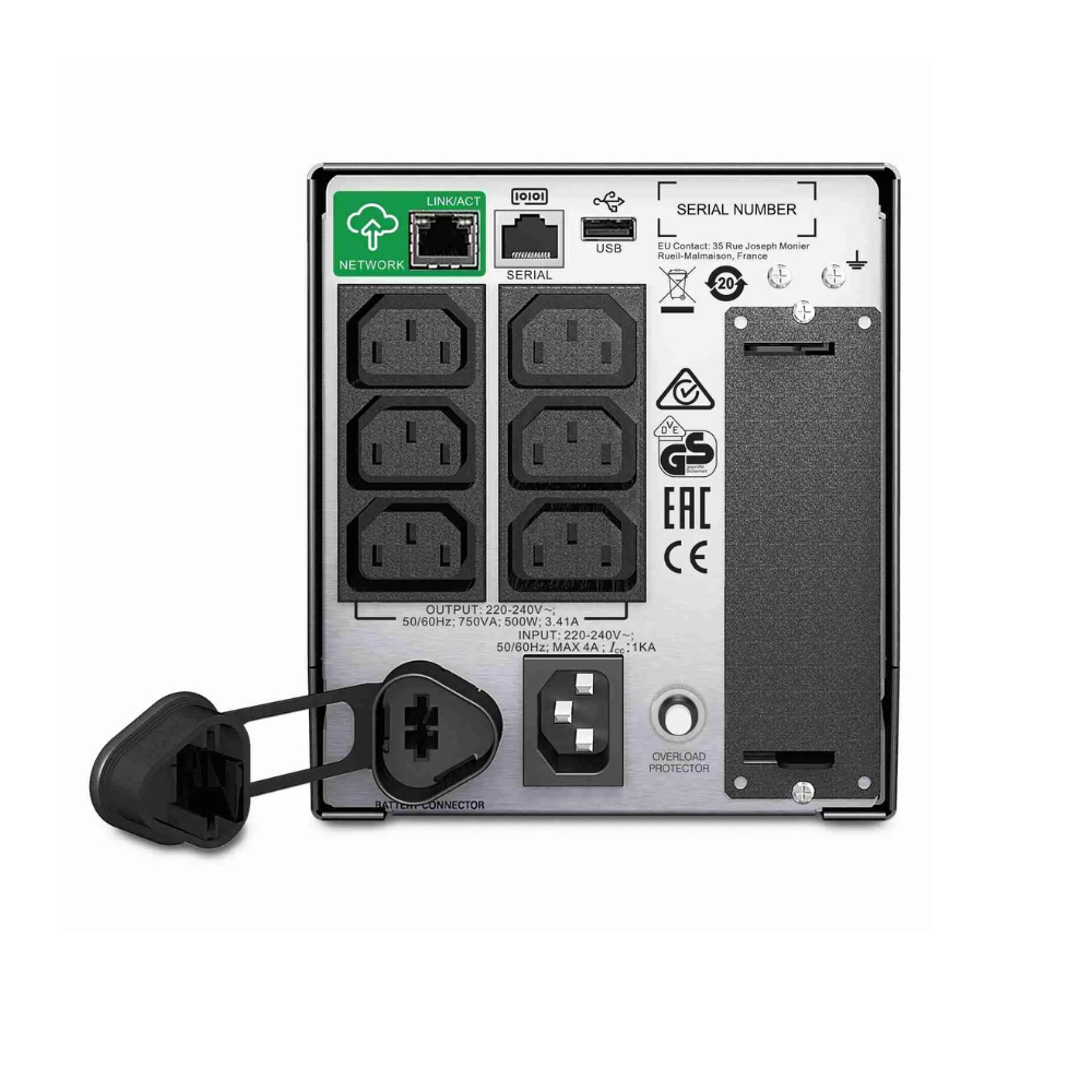 APC Smart-UPS 750VA Tower LCD 230V– SMT750IC