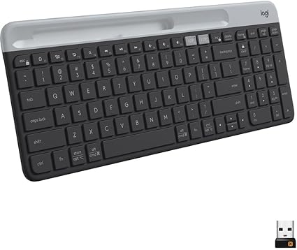 LOGITECH K380S MULTI-DEVICE BLUETOOTH KEYBOARD – TONAL WHITE