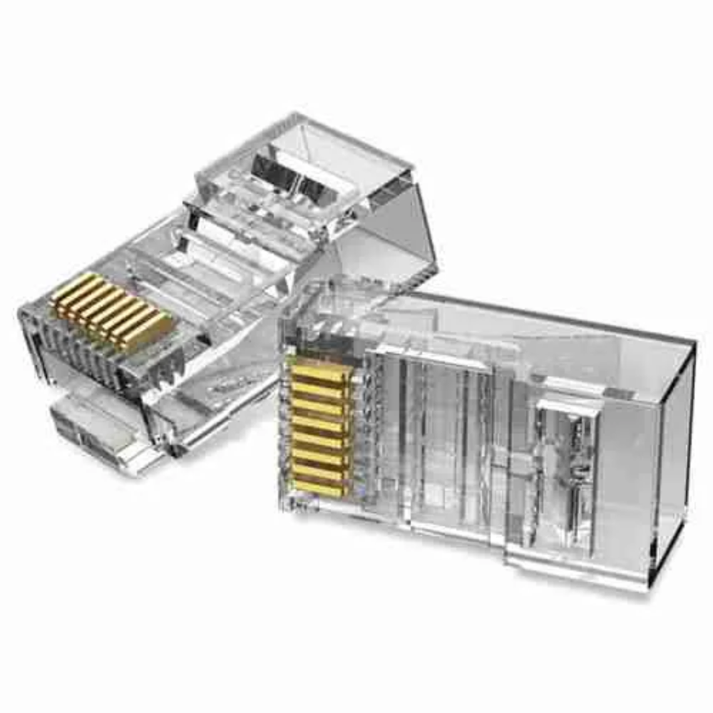 Vention Cat.5E UTP RJ45 Modular Plug Transparent 100 Pack- VEN IDBR0-100