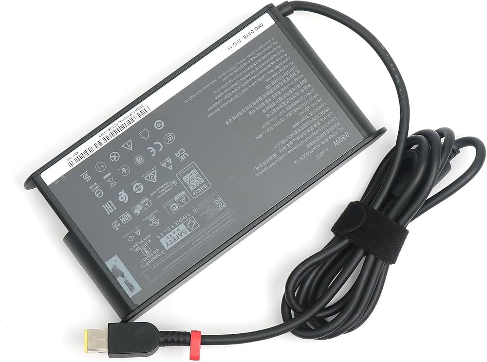 Adapter for Lenovo Legion 5 17IMH05H 81Y8 20V 11.5A 230W Slim Tip