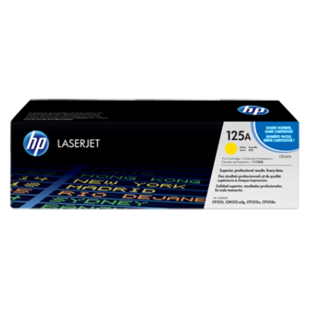Hp 125A CB542A Yellow Original Laserjet Toner Cartridge