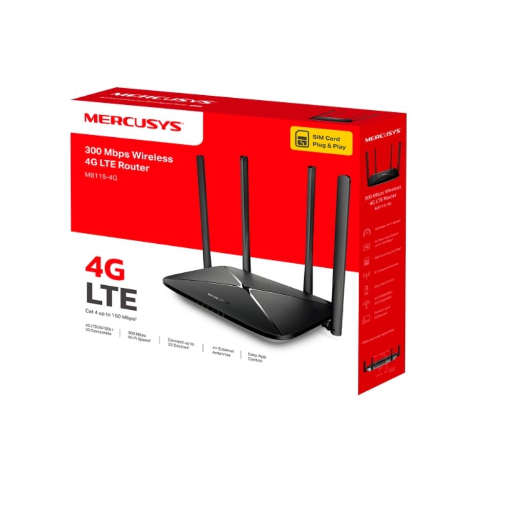 Mercusys MB115-4G 4G LTE Mobile Wi-Fi Router