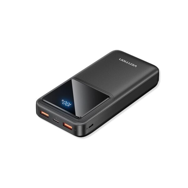 Vention 10000mAh Power Bank (Micro-USB + USB-C + USB-A + USB-A)-FHKB0