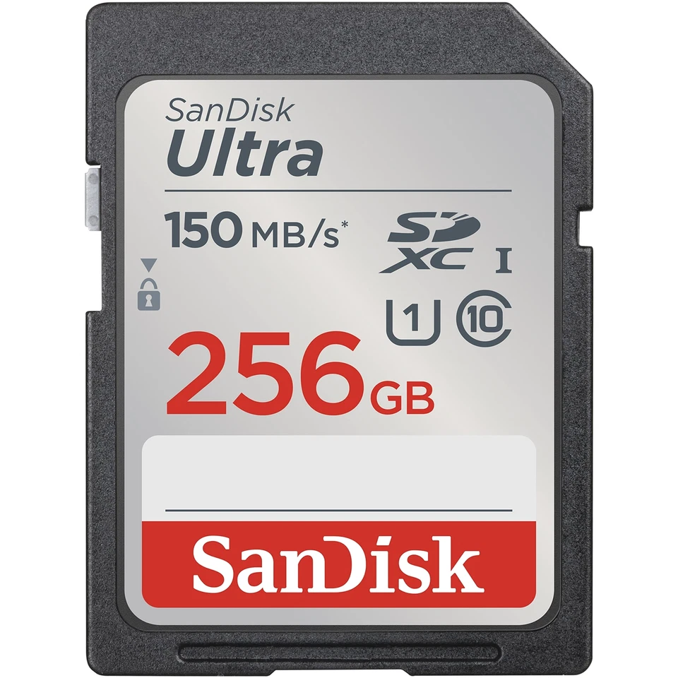 SanDisk Ultra UHS-I 256GB SD Card 150MB/s SDSDUNC-256G-GN6IN