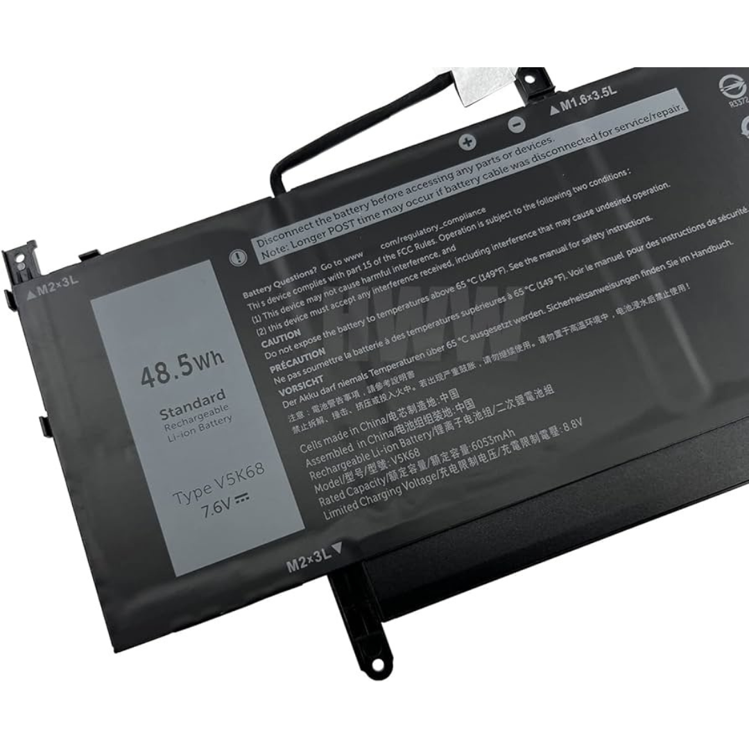 Dell P95F P95F002 7.6V 48.5Wh Original Battery