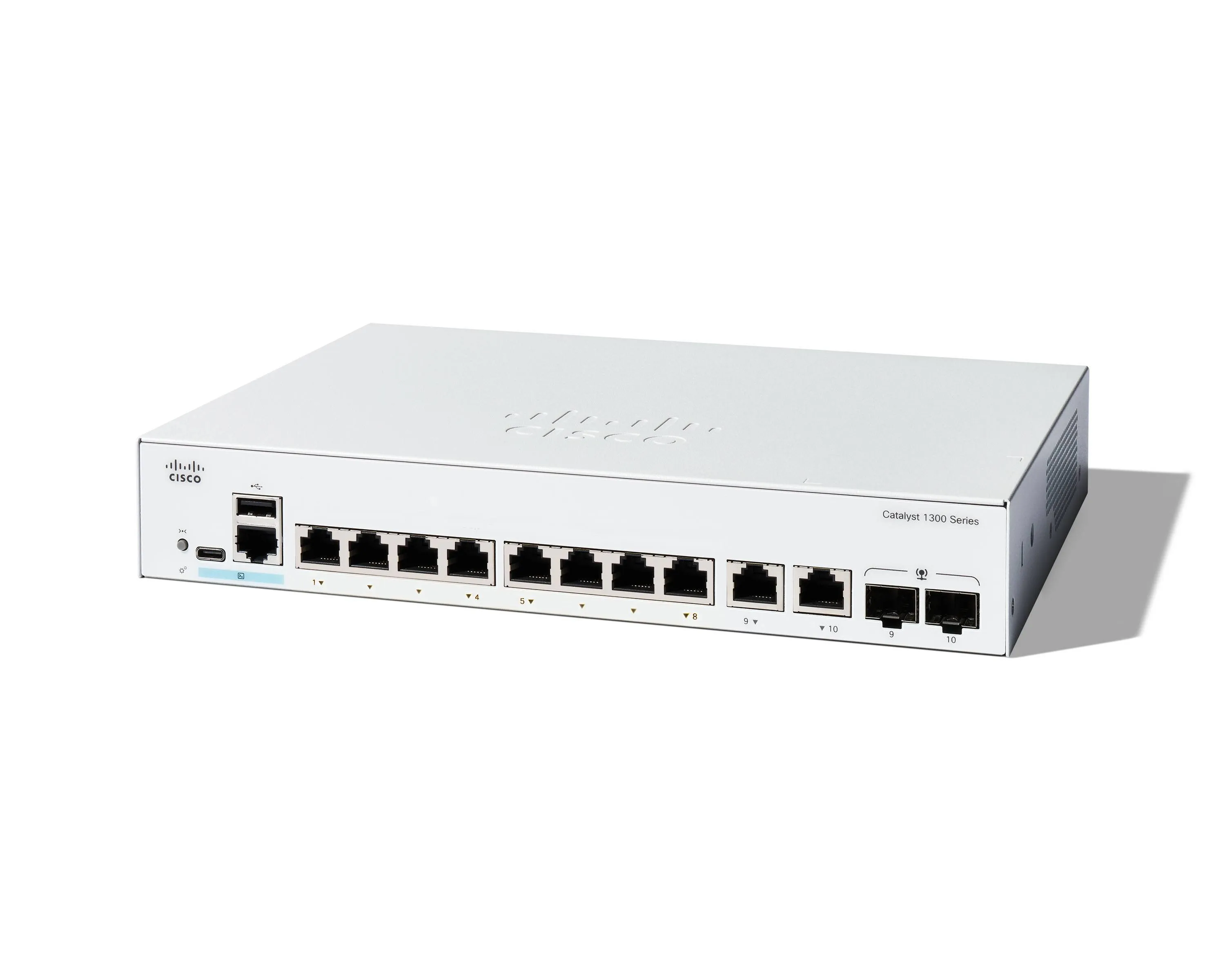Cisco Catalyst 1300 8-Port Full PoE Gigabit Switch-C1300-8FP-2G