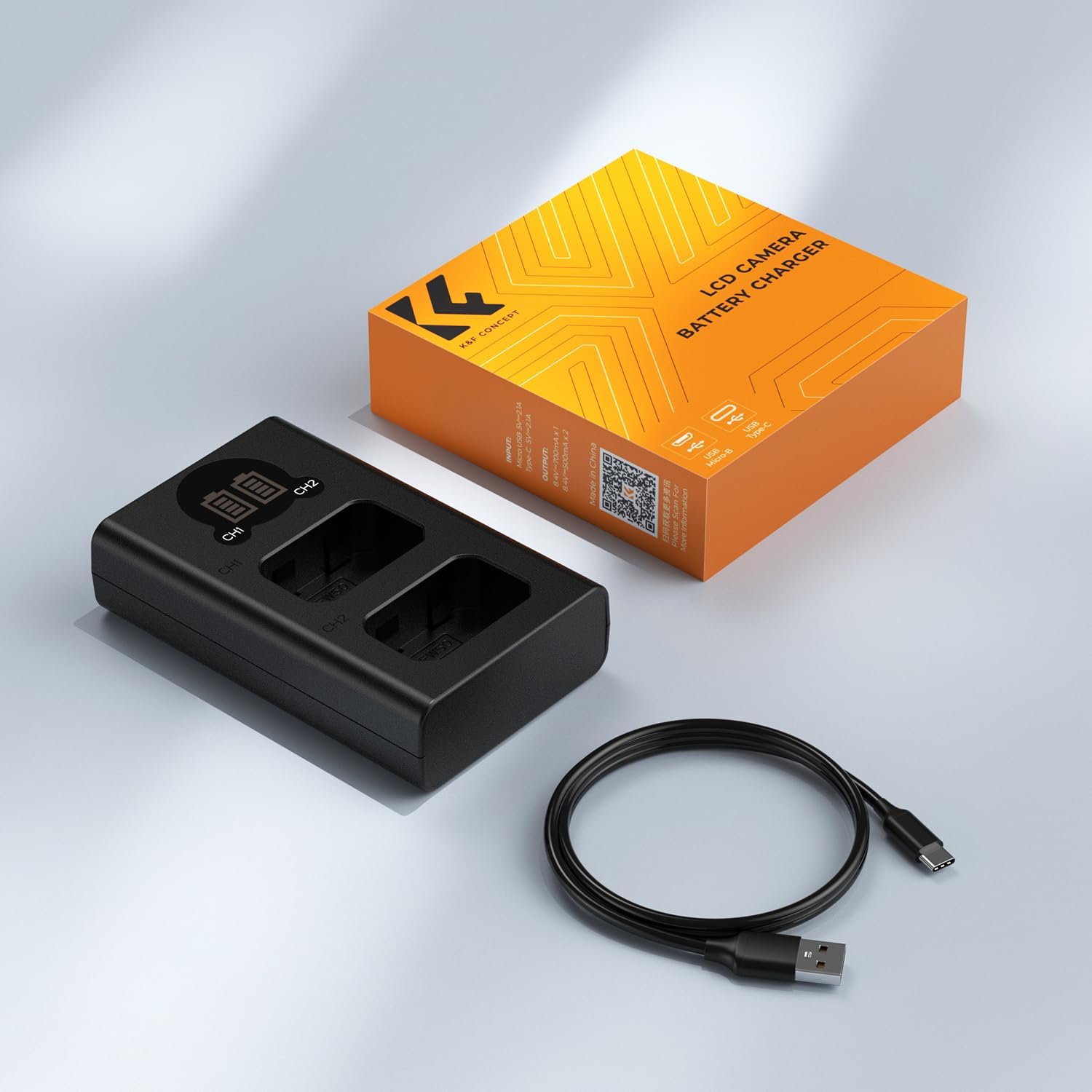 K&F NP-FW50 DUAL CHARGER-KF28.0009V1