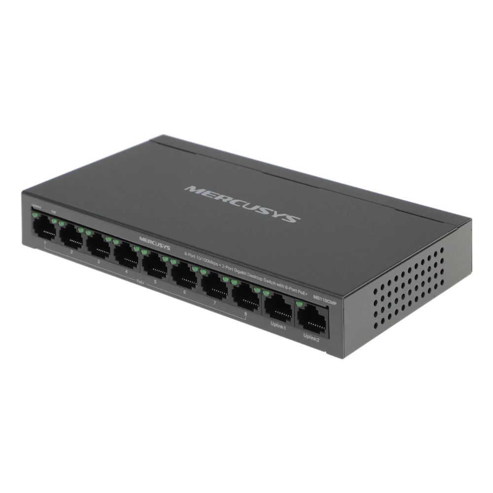 Mercusys MS110CMP 8-Port 10/100Mbps Gigabit Desktop PoE Switch