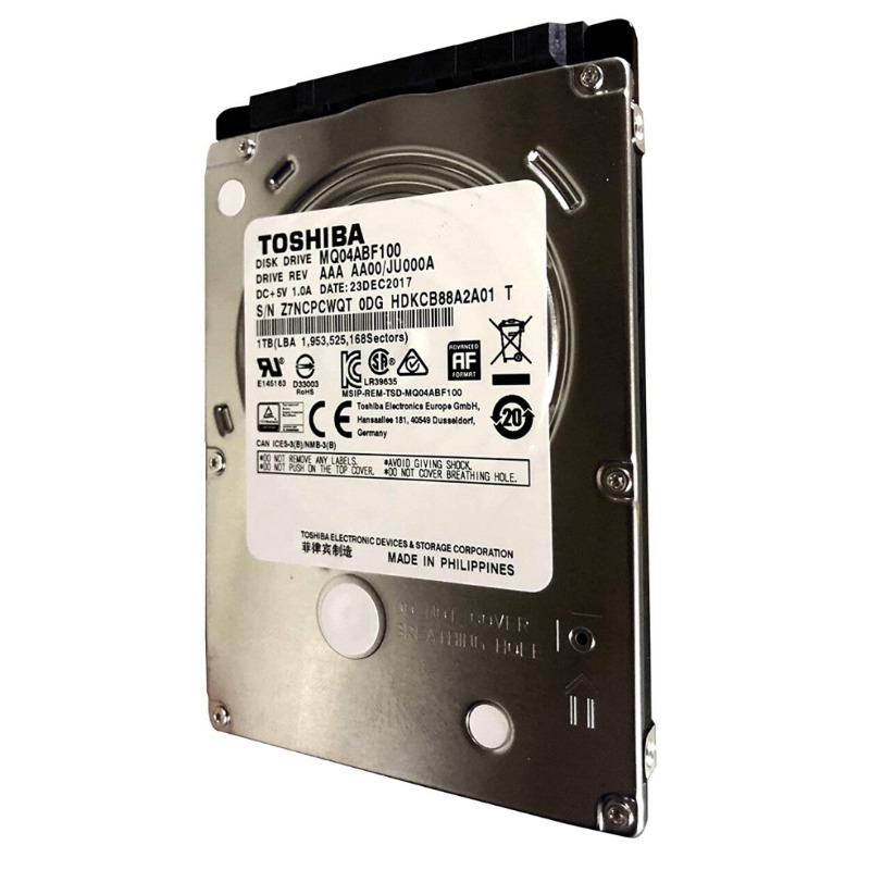Toshiba 1TB 2.5 inch 7mm 5400rpm SATA Hard drive