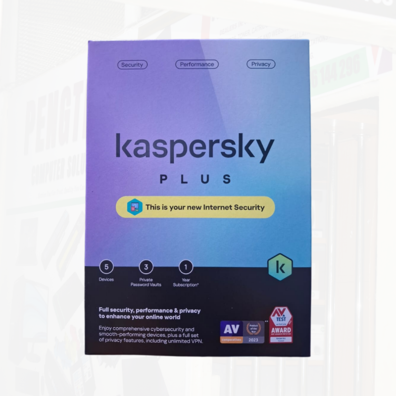 Kaspersky Plus 5 User  Advanced Antivirus Software