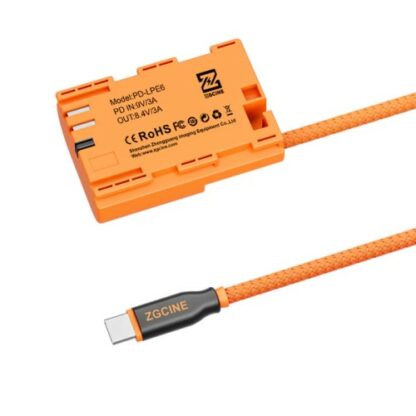 ZGCINE PD-LPE6 Dummy Battery Cable