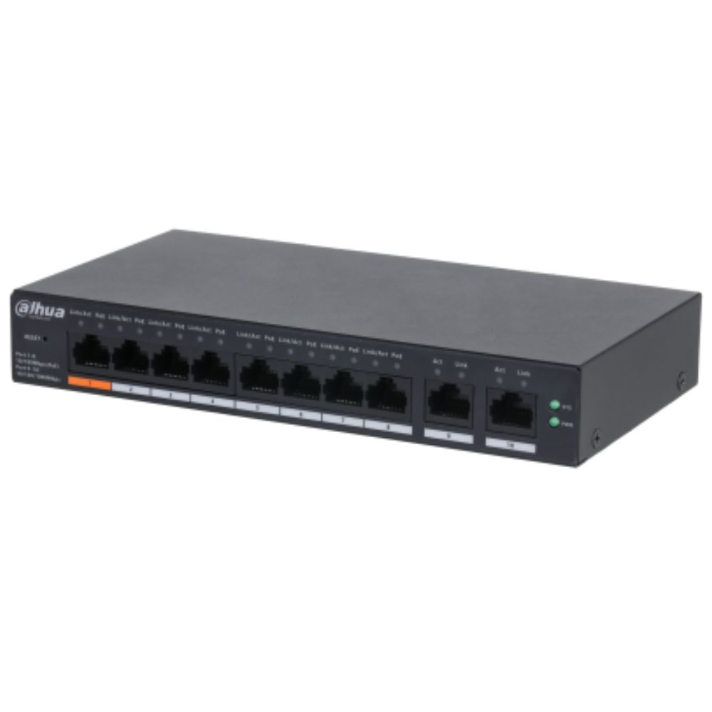DAHUA CS4010-8ET-60 10-Port Cloud Managed Desktop Switch with 8-Port PoE