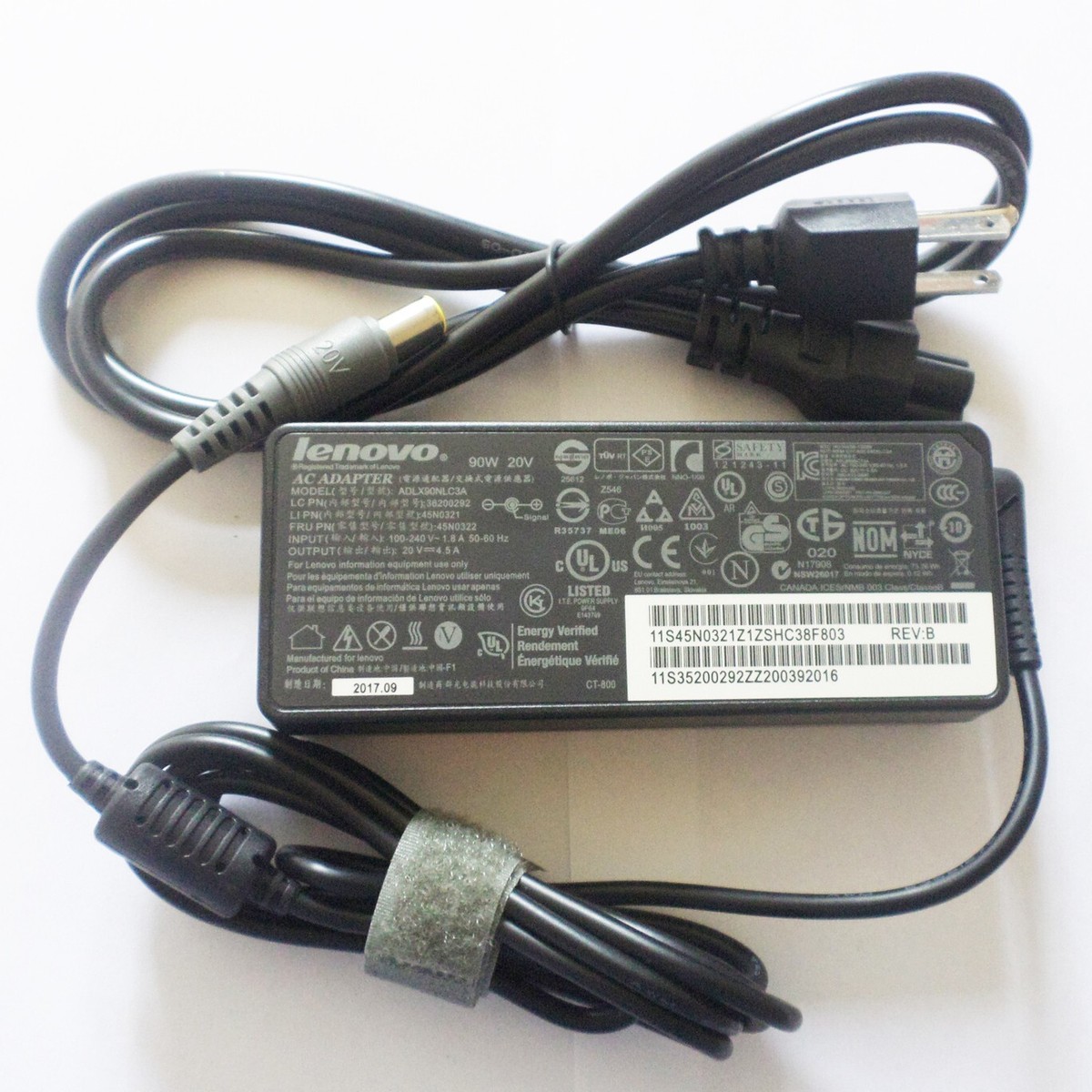 Adapter for Lenovo ThinkPad T61p 6465 – 90W 20V 4.5A