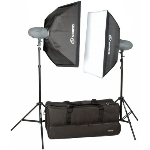 VISICO ELFIN STUDIO FLASH VL-200 II PLUS WITH STANDARD REFLECTOR