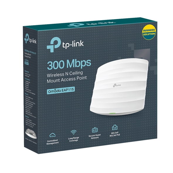 TP-Link 300Mbps Wireless N Ceiling Mount Access Point -TL-EAP115