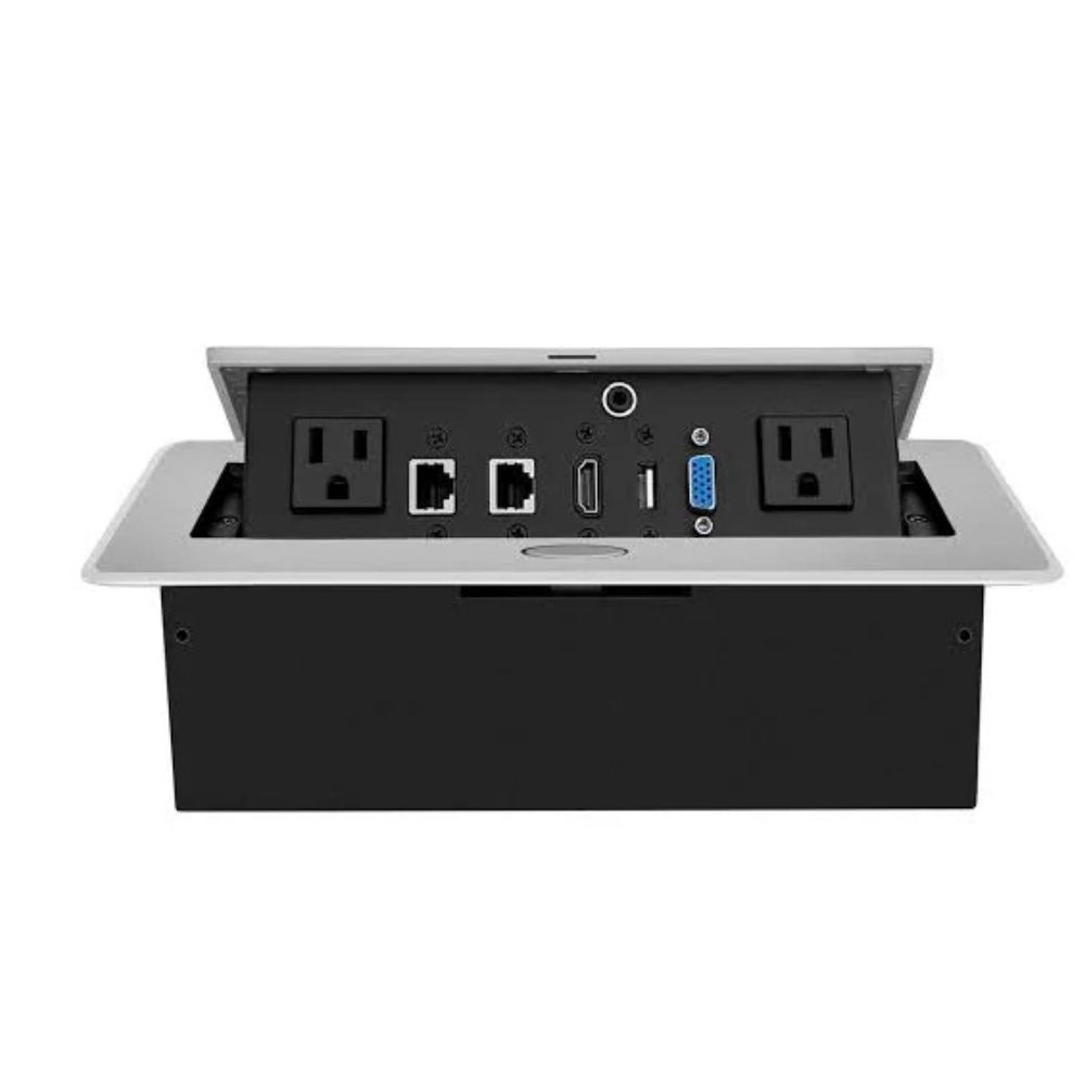 Table Top Metal Pop-Up Box Black/Silver