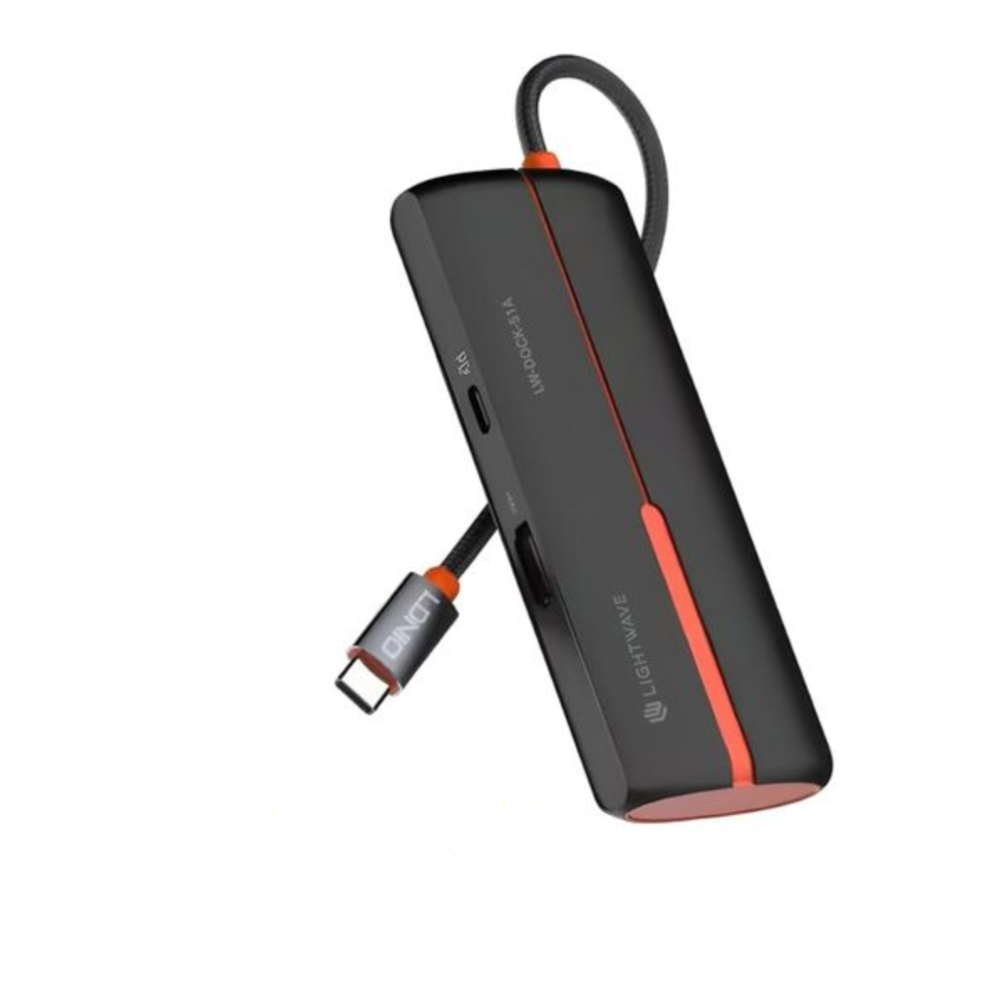Light Wave USB-C MULTI-FUNCTIONAL 5-in-1 Docking Station LW-DOCK-51A