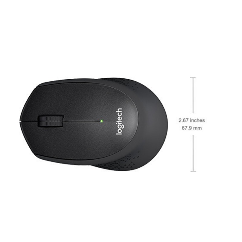 Logitech M330 Silent Plus Wireless Mouse Black