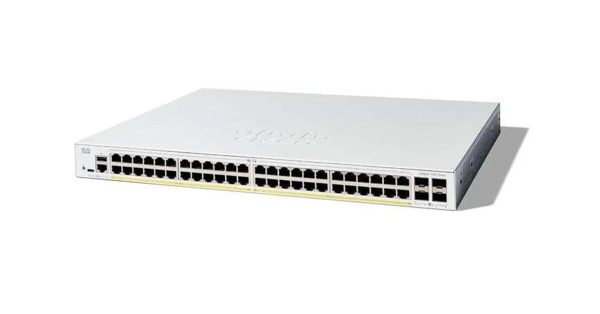 Cisco Catalyst 1300 48-Port PoE Switch with 10G Uplinks- C1300-48P-4X