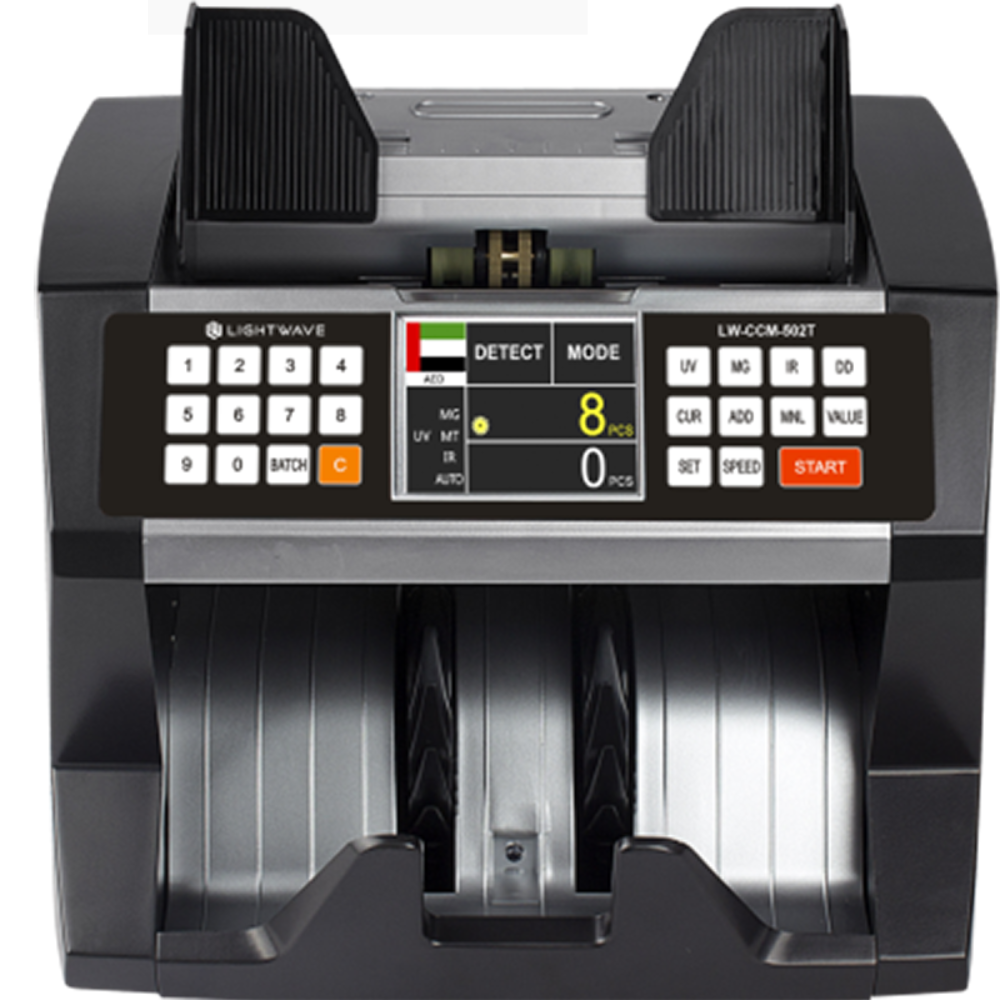 Light Wave LW-CCM-502T 5 MG  uploading cash counting machine