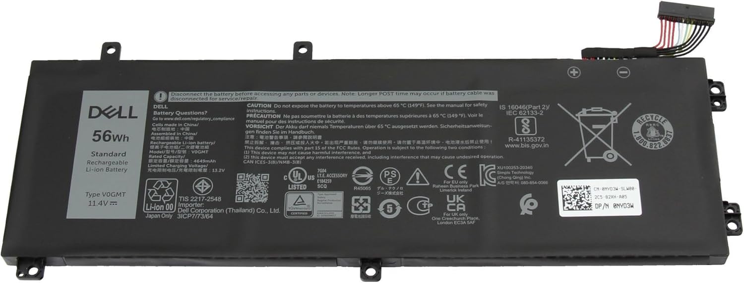 Dell Precision 15 (5530) Original Battery 56Wh H5H20