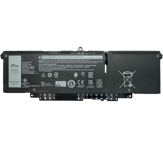 Dell Latitude 7350 Ultra 7 165U vPro battery 11.4V 57Wh