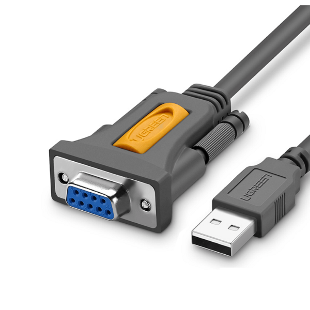 Ugreen USB to DB9 RS232 male to Female Cable 1.5m - CR104(UG-20201)