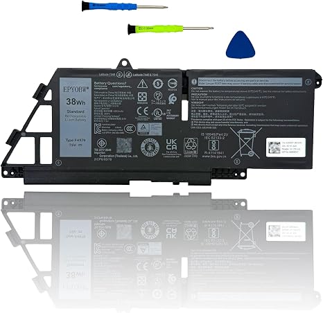 Dell 0HYH8 0CTJJ6 battery 7.6V 38Wh