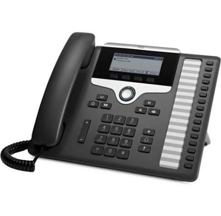 Cisco IP Phone CP-7821-K9 Charcoal, Black