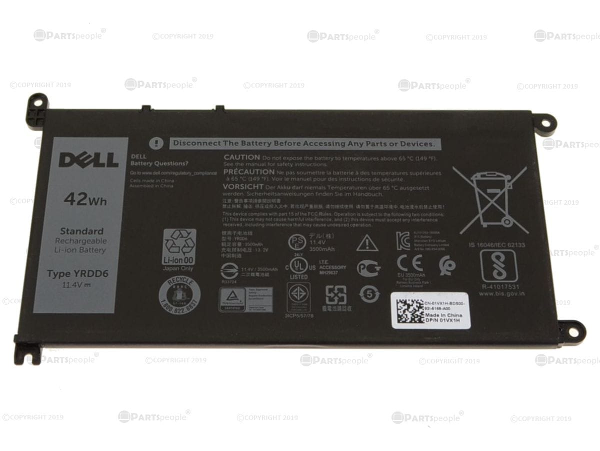Dell Inspiron 15 7000 7560 7570 Battery 11.4V 42Wh Original Battery