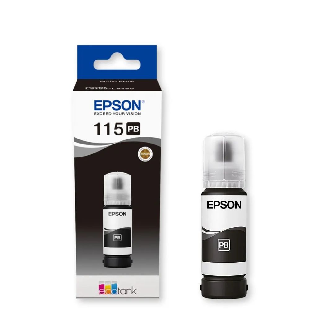 Epson 115 EcoTank Photo Black Ink Bottle-EP-C13T07D14A